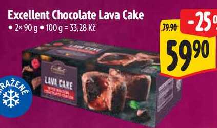 Excellent Chocolate Lava Cake, 2x 90 g