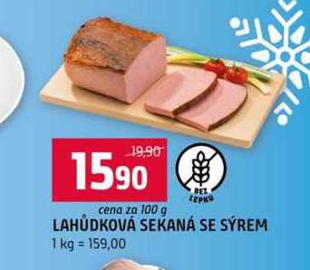 LAHŮDKOVÁ SEKANÁ SE SÝREM 100g