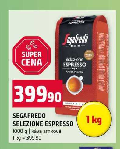 SEGAFREDO SELEZIONE ESPRESSO 1000 g káva zrnková