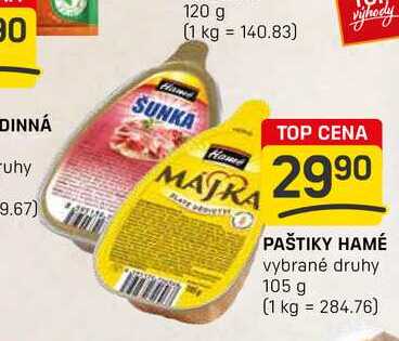 PAŠTIKY HAMÉ vybrané druhy 105 g 