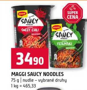 MAGGI SAUCY NOODLES 75 g nudle vybrané druhy 