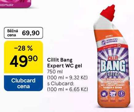 Cillit Bang Expert WC gel, 750 ml
