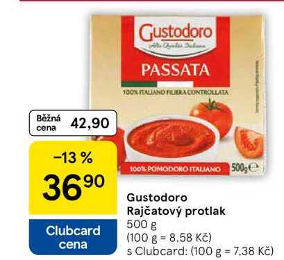Gustodoro Rajčatový protlak, 500 g 