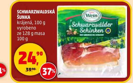 SCHWARZWALDSKÁ ŠUNKA, 100 g