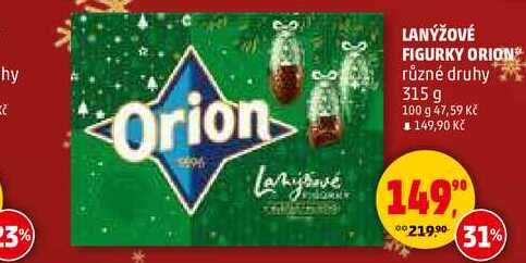 LANÝŽOVÉ FIGURKY ORION, 315 g