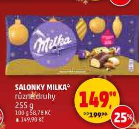 SALONKY MILKA, 255 g 