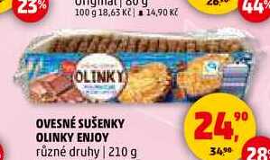OVESNÉ SUŠENKY OLINKY ENJOY, 210 g 