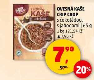 OVESNÁ KAŠE CRIP CROP, 65 g