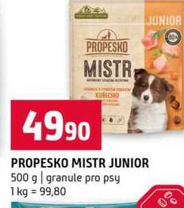 PROPESKO MISTR JUNIOR 500 g granule pro psy 