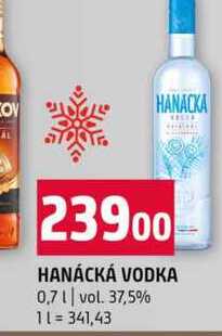 HANÁCKÁ VODKA 0,7l vol. 37,5%
