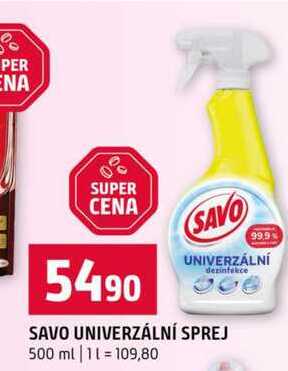 SAVO UNIVERZÁLNÍ SPREJ 500 ml 