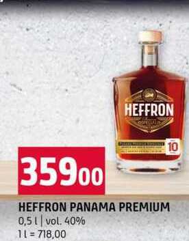 HEFFRON PANAMA PREMIUM 0,5l vol. 40% 