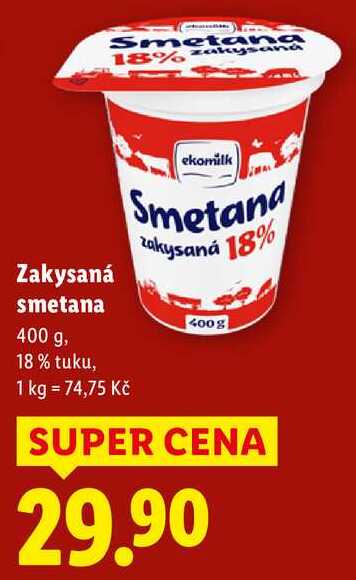 Zakysaná smetana, 400 g