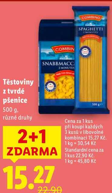 Těstoviny z tvrdé pšenice, 500 g