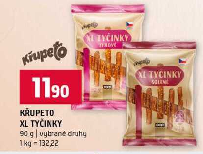 KŘUPETO XL TYČINKY 90 g vybrané druhy