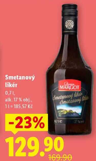 Smetanový likér, 0,7 l