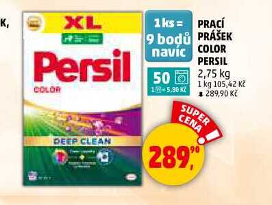 PRACÍ PRÁŠEK COLOR PERSIL, 2,75 kg