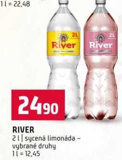 RIVER 2l sycená limonáda vybrané druhy 