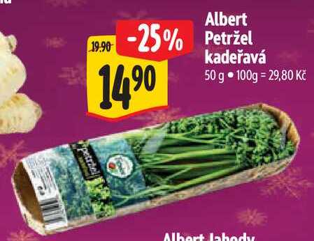 Albert Petržel kadeřavá, 50 g 
