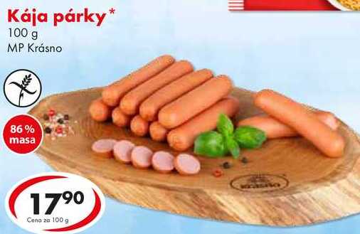 Kája párky, 100 g