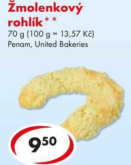 Žmolenkový rohlík, 70 g