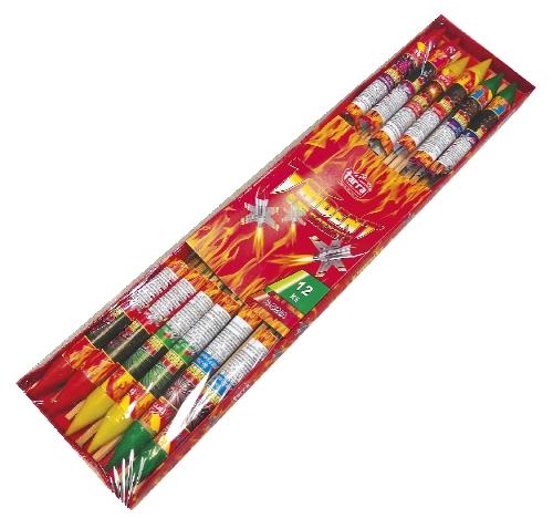 6 OZ assorted Rockets, 1 KS