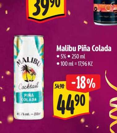   Malibu Piña Colada  250 ml