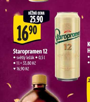   Staropramen 12  0,5 l