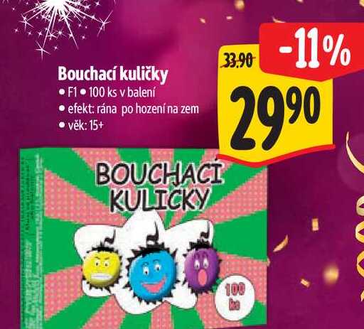 Bouchací kuličky 100 ks