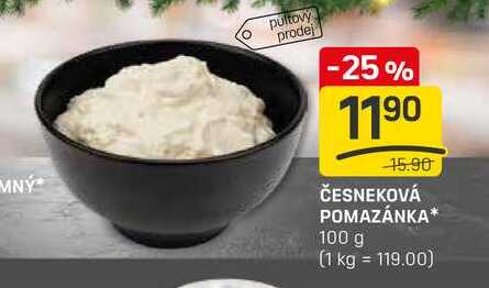 ČESNEKOVÁ POMAZÁNKA 100 g