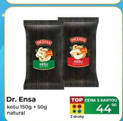 Dr. Ensa kešu 150g + 50g natural 