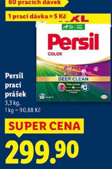 Persil prací prášek, 3,3 kg/60 PD