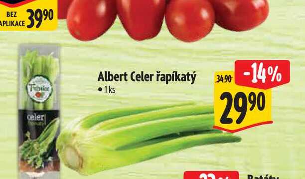  Albert Celer řapíkatý  1 ks