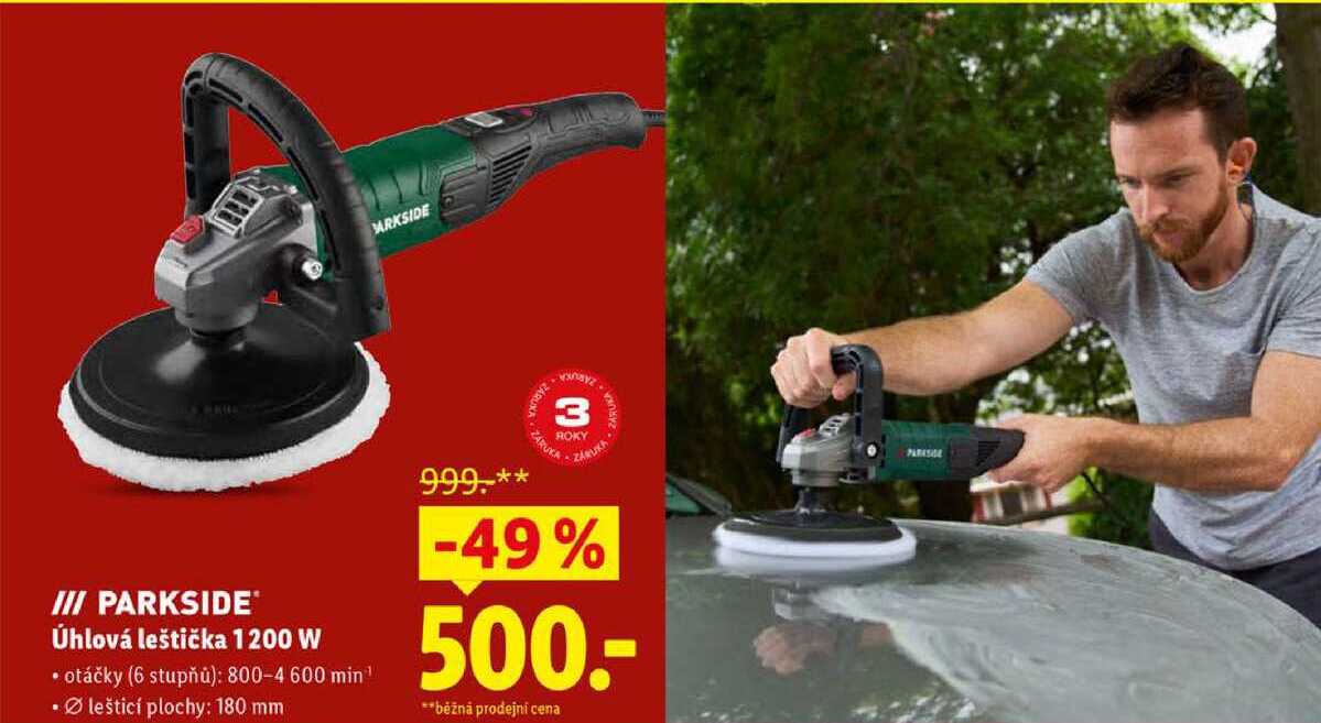 Úhlová leštička 1200 W 