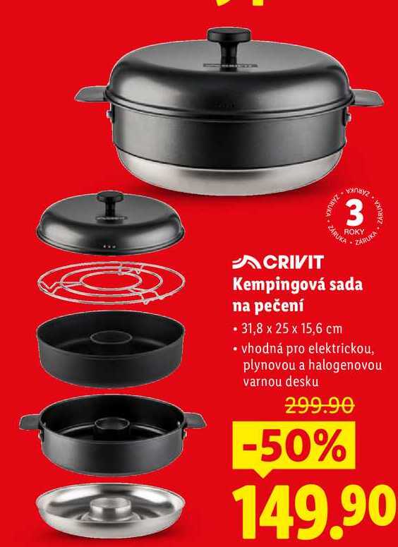 Kempingová sada na pečení 