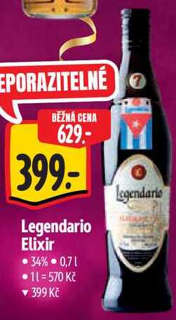 Legendario Elixir, 0,7 l