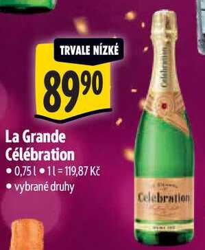 La Grande Célébration, 0,75 l