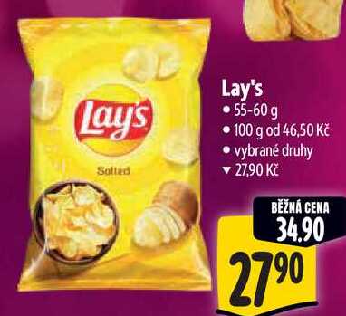 Lay's, 55-60 g 