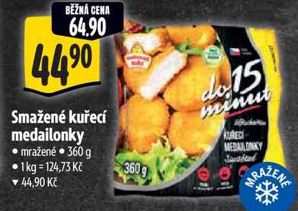 Smažené kuřecí medailonky, 360 g