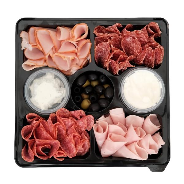 Čerstvě nakrájeno Obložený box uzeninový (šunka, salám)