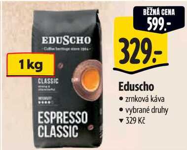 Eduscho zrnková káva, 1 kg