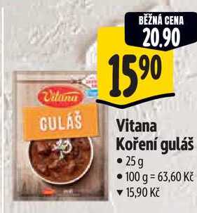 Vitana Koření guláš, 25 g