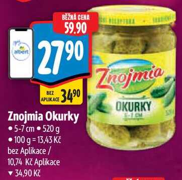 Znojmia Okurky, 520 g