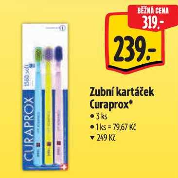 Zubní kartáček Curaprox, 3 ks