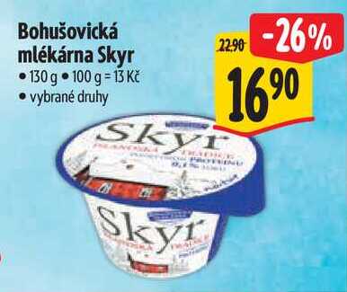 Bohušovická mlékárna Skyr, 130 g
