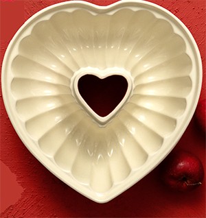 Keramická forma srdce DELICIA