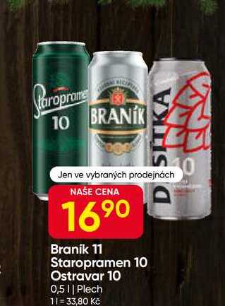 Branik 11°, 0,5l plech