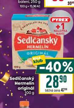 Sedlčanský Hermelín originál 100g 