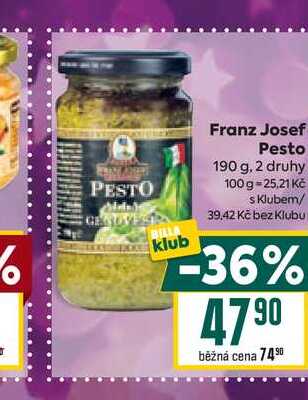 Franz Josef Pesto 190 g