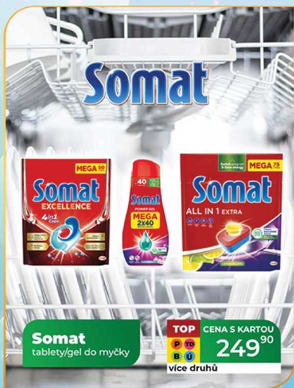 Somat tablety/gel do myčky 